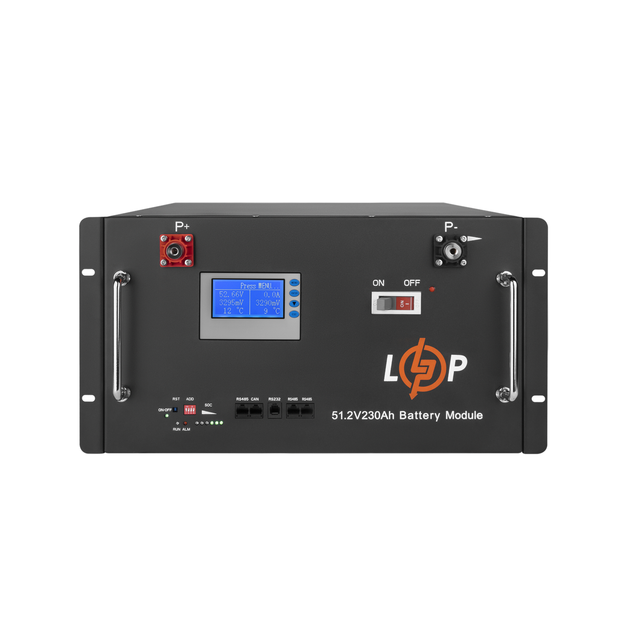 Аккумулятор LogicPower LP LiFePO4 48V 230 Ah 11776Wh Smart BMS 200A с LCD RM Аккумулятор LogicPower LP LiFePO4 48V 230 Ah 11776Wh Smart BMS 200A с LCD RM