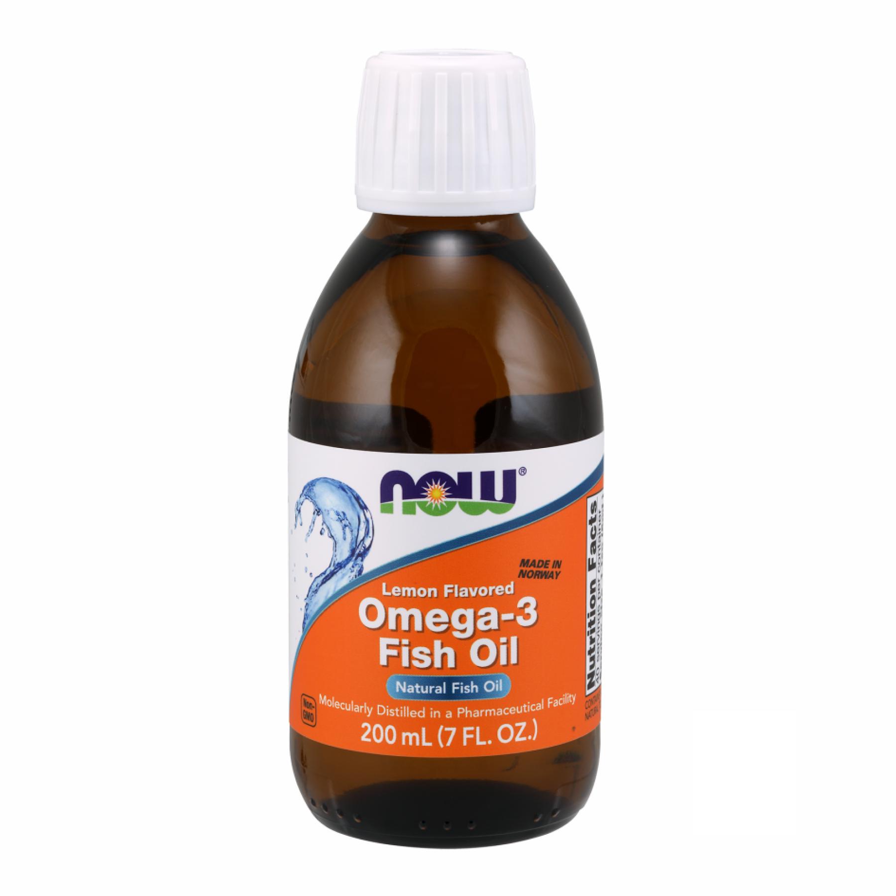 Жирные кислоты Omega-3 Fish Oil Lemon 200 мл (7 oz) (2022-10-0057)