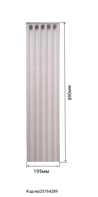 Колонна-пилястра гипсовая d 20 см (24605293) - фото 3