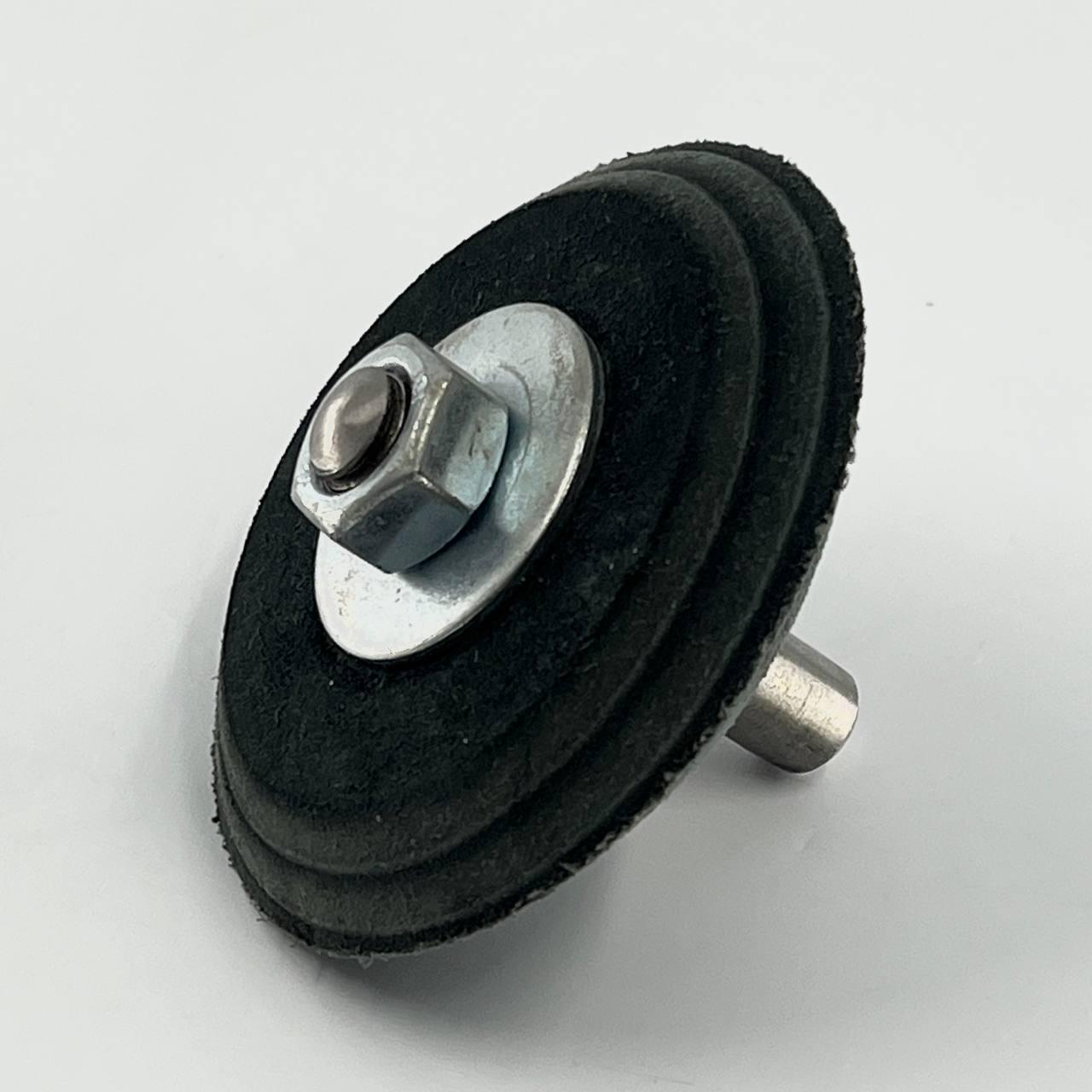 Кожаный круг STRYI для заточки и заправки инструмента угловой 70 мм (800270)