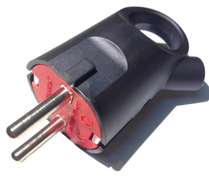 Електровилка каучукова пряма з кільцем і заземленням Neomax NX2002 - фото 2 Електровилка каучукова пряма з кільцем і заземленням Neomax NX2002 - фото 2