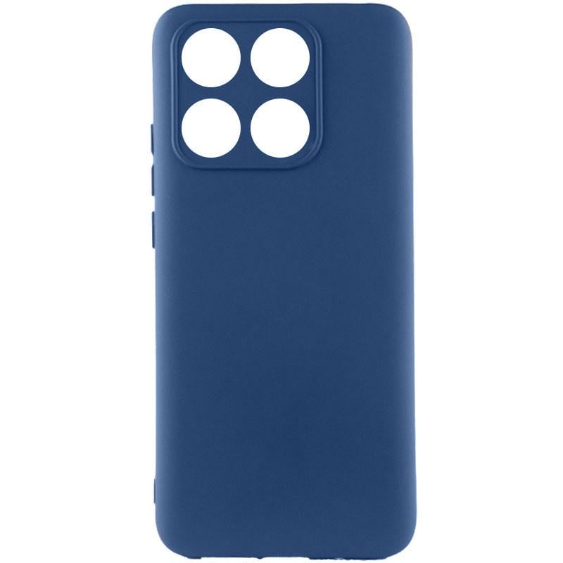 Противоударный чехол Silicone Cover Lakshmi Full Camera (AA) для Xiaomi 14  синий