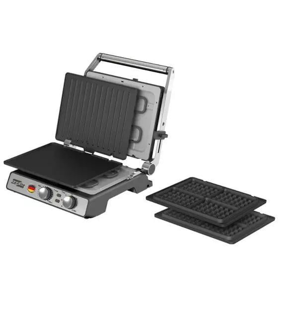 Гриль-вафельниця контактний Zepline ZP-809 2в1 3500 Вт 3500 Вт (ZP-809) - фото 4 Гриль-вафельниця контактний Zepline ZP-809 2в1 3500 Вт 3500 Вт (ZP-809) - фото 4