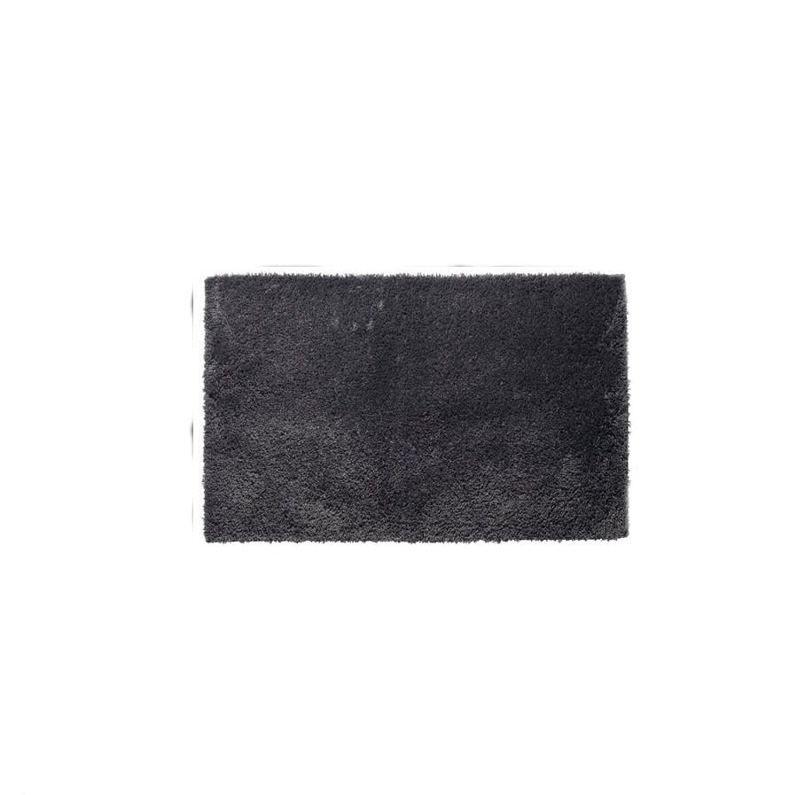 Коврик для ванной полиэстеровый 70x120 см Серый (2510442)