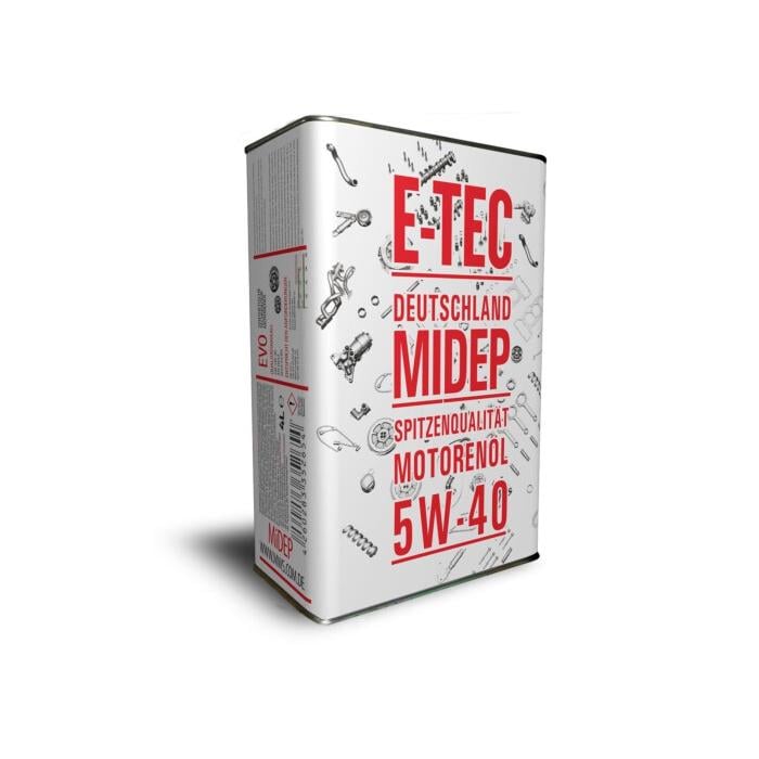 Моторна олива автомобільна E-TEC EVO 5w-40 4 л 5338 (47572)