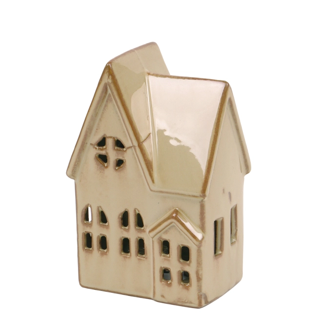 Домик керамический с подсветкой 13,5 см (LE165-23190S-2)