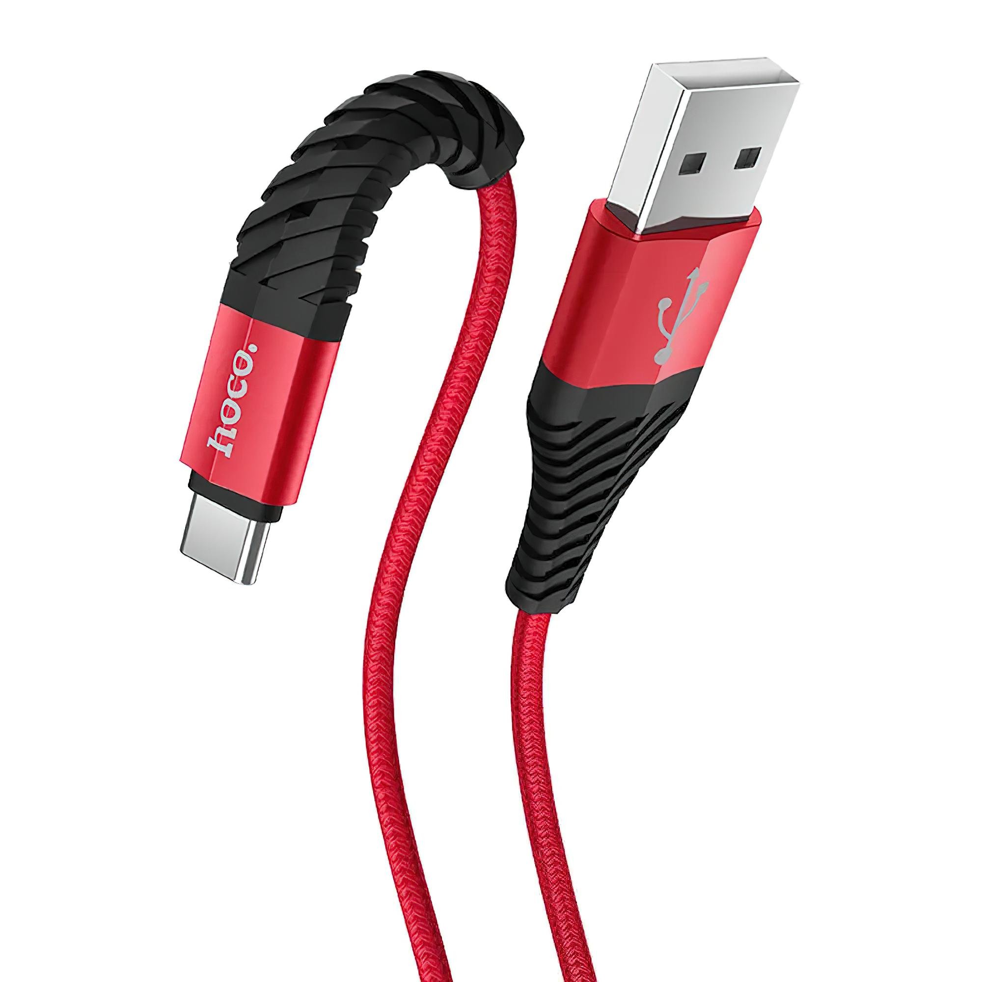 Кабель Type C Hoco X38 Data cable Красный (1009008-Red) - фото 3