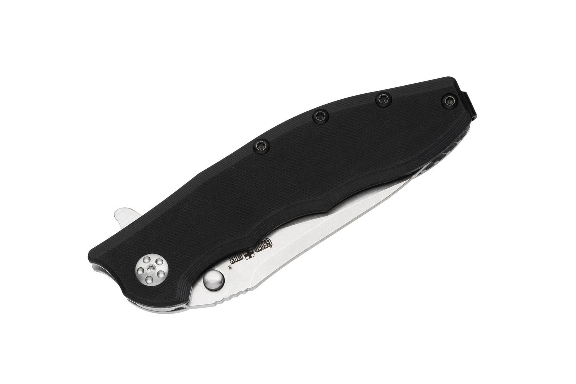 Нож складной Grand Way SG 078-ZW на подшипнике с клинком из стали D2 Black (SG078ZW) - фото 4 Нож складной Grand Way SG 078-ZW на подшипнике с клинком из стали D2 Black (SG078ZW) - фото 4