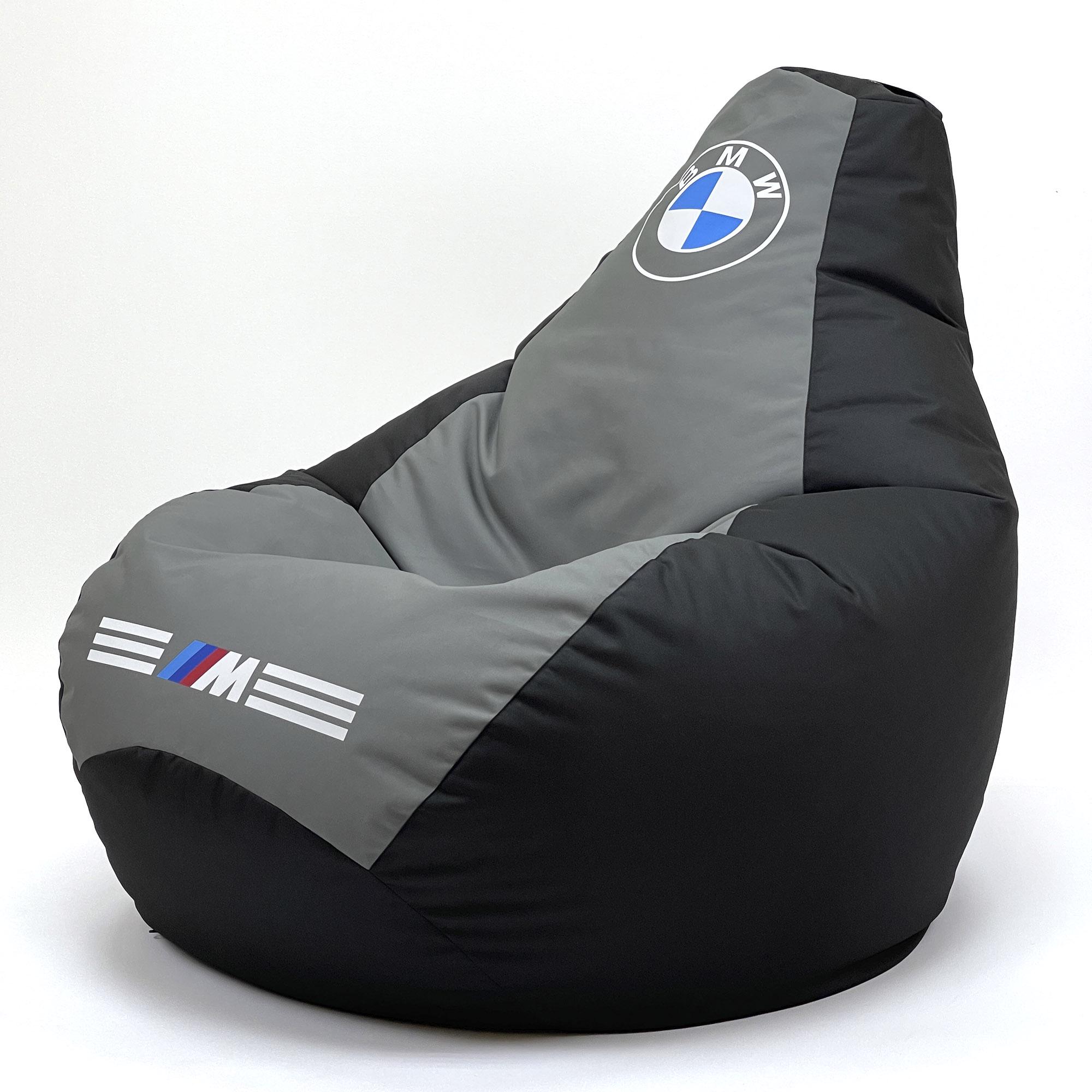 Безкаркасне крісло-мішок та подушка BMW XXL 140х100 см (100006)