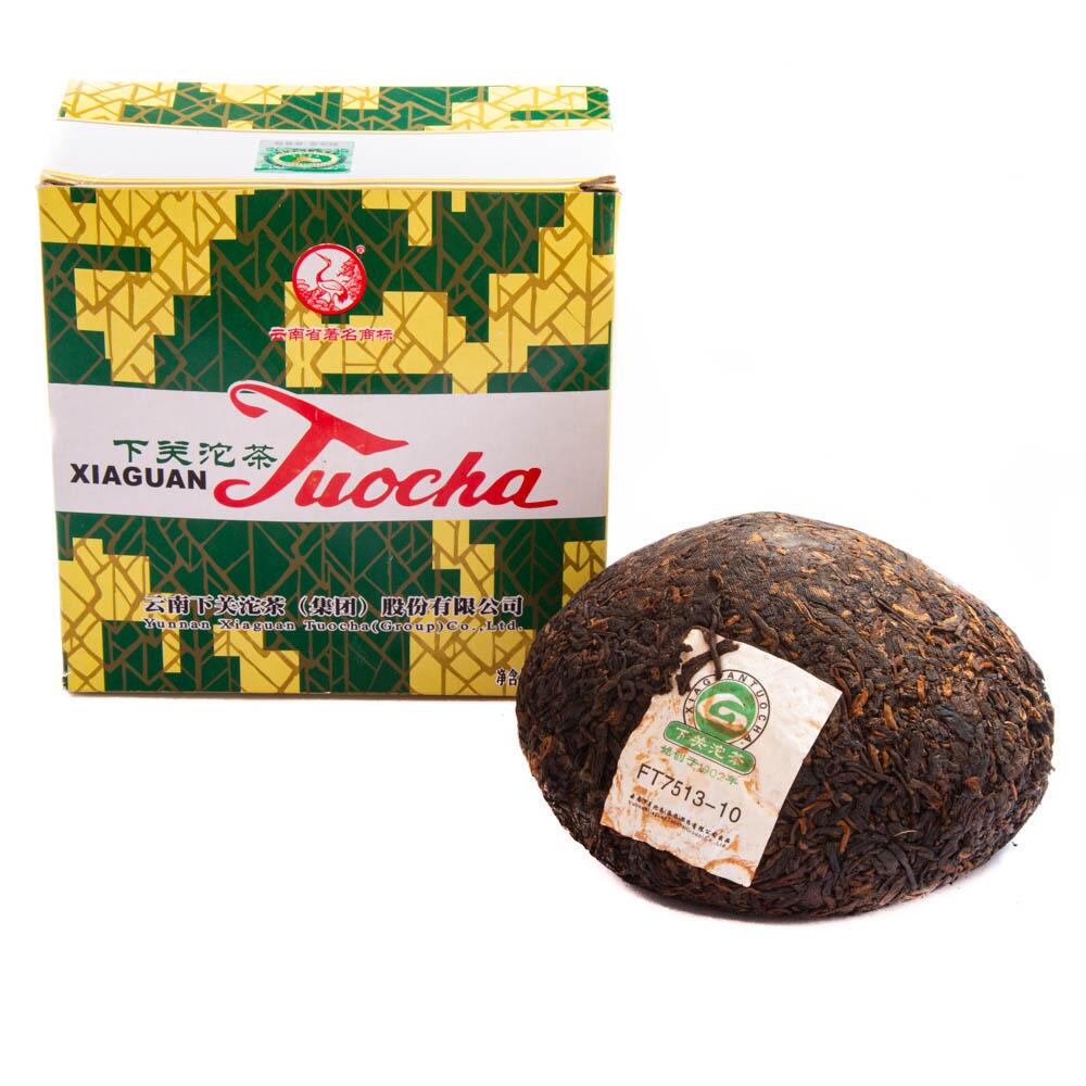 Чай Шу Пу Эр Ся Гуань Маленькая Франция 2010 г. 250 г