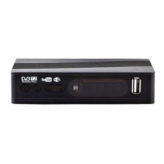 ТБ-тюнер цифровий UKC MEGOGO DVB T2 FTA з IPTV/Wi-Fi/Youtube/USB (T2)