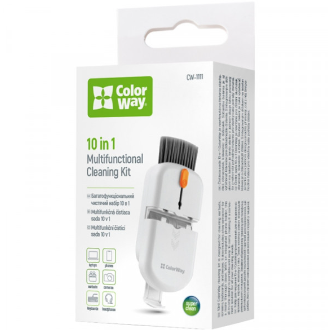 Набір для очищення електроніки ColorWay CW-1111 10в1 White (CW-1111) - фото 6