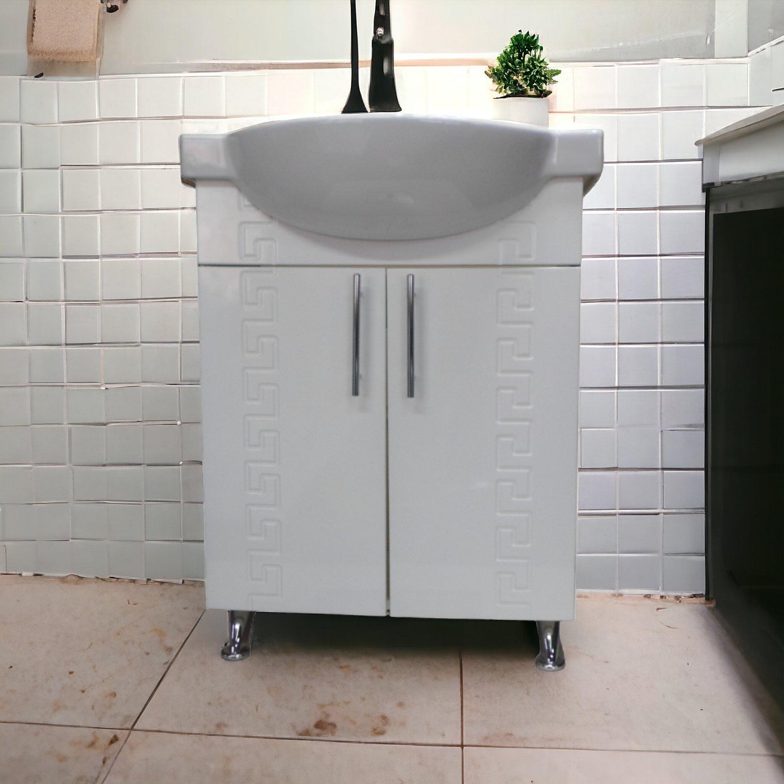 Тумба в ванну The MIX The MIX-Греция c керамическим умывальником 65 см - фото 14 Тумба в ванну The MIX The MIX-Греция c керамическим умывальником 65 см - фото 14