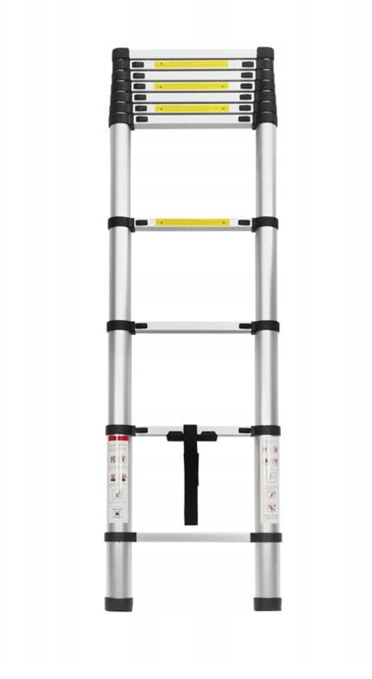 Лестница алюминиевая раскладная Kraft&Dele KD4073 для дома/сада/ремонтных работ 10 ступеней 3,2 м грузоподъемность 150 кг (KD4073)