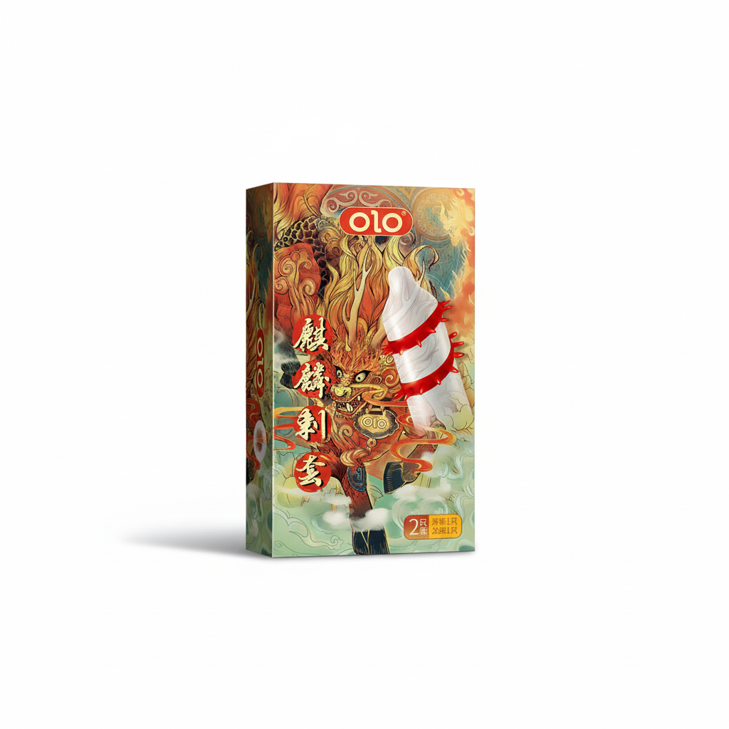 Презервативы стимулирующие с усиками OLO Kirin с силиконовой смазкой 18 см 2 шт. (X00001202-4)