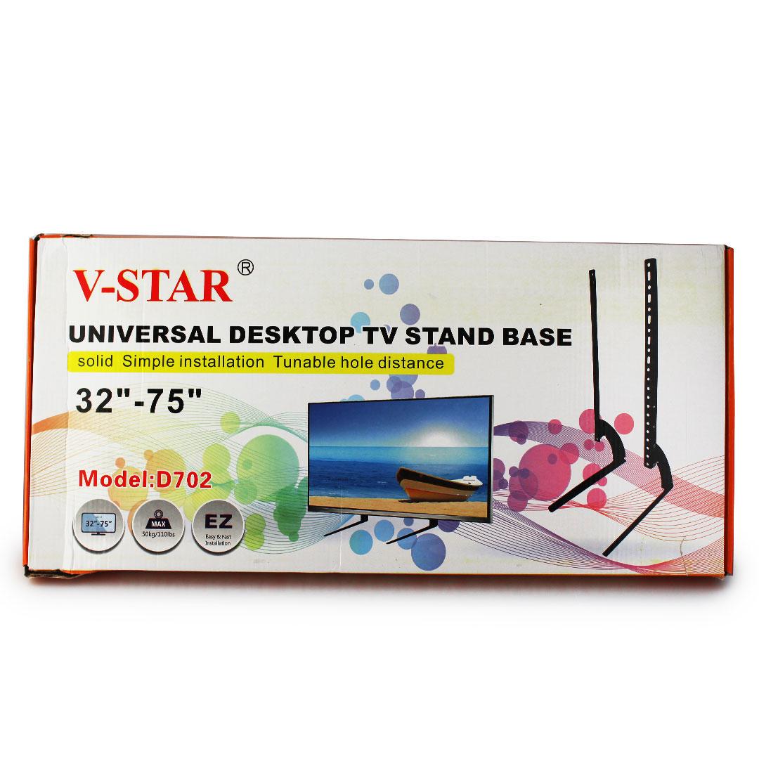 Кріплення для ТВ настільне V-STAR D702 32"-75" до 50 кг Black - фото 6