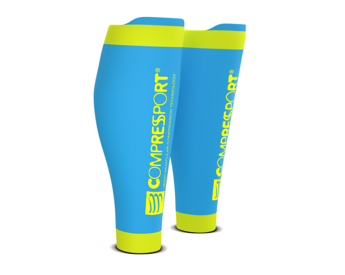 Компресійні гетри для тренувань Compressport R2 V2 Т4 42-46 см Ice Blue Old