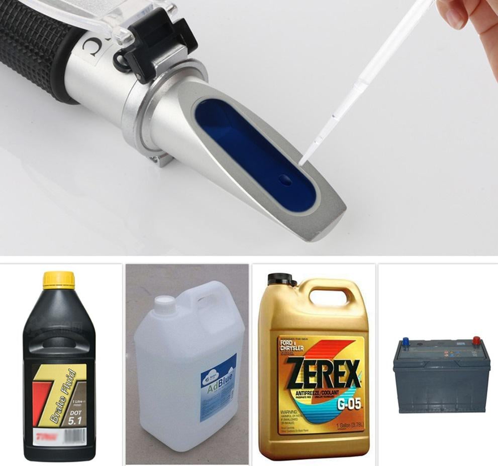 Рефрактометр RZ 115 з пластиковим чохлом RHA 503ATC анитифриз електроліт - фото 2