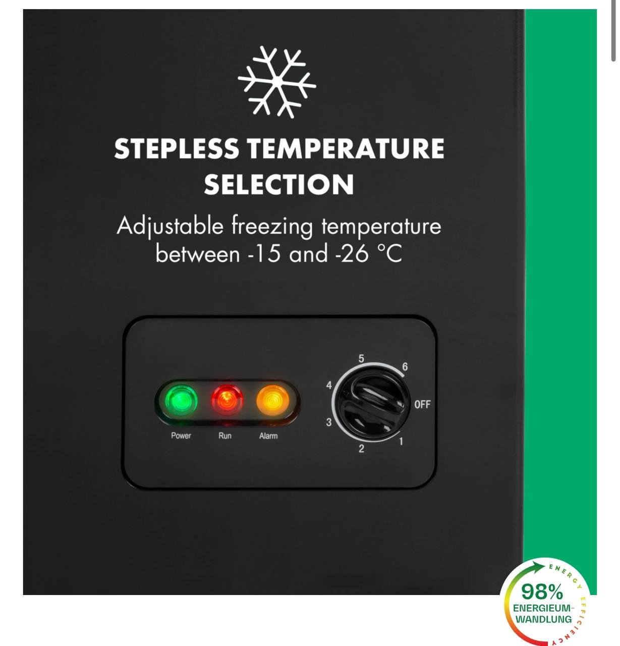 Морозильная камера KLARSTEIN Iceblokk 99 л (10045780) - фото 9