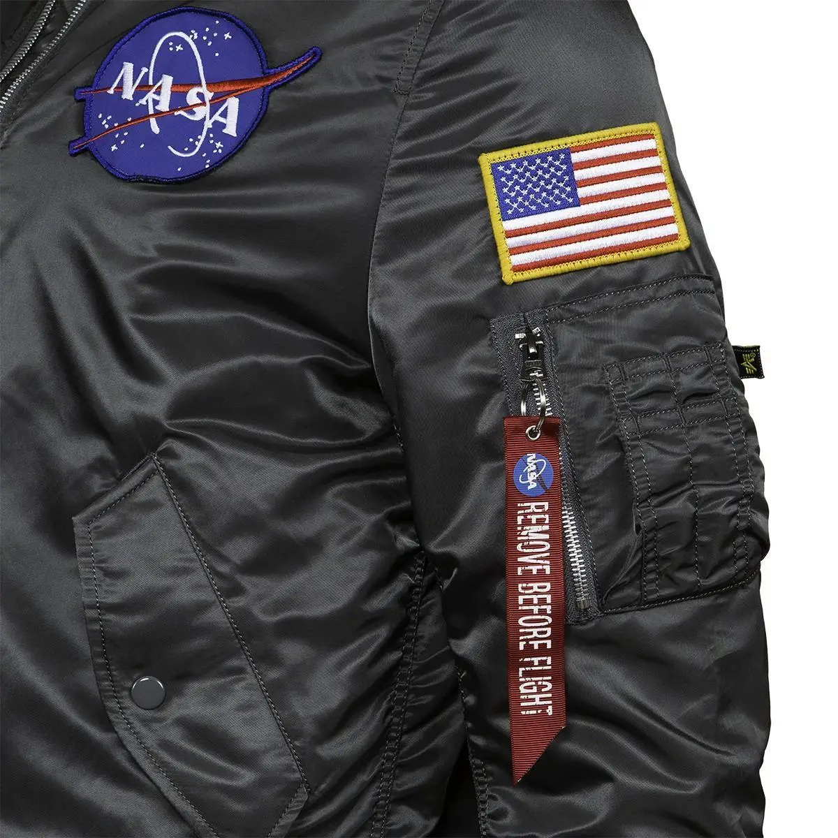 Ветровка Alpha Industries L-2B NASA Flight Jacket 3XL Gun Metal (MJL47020C1G3XL) - фото 5