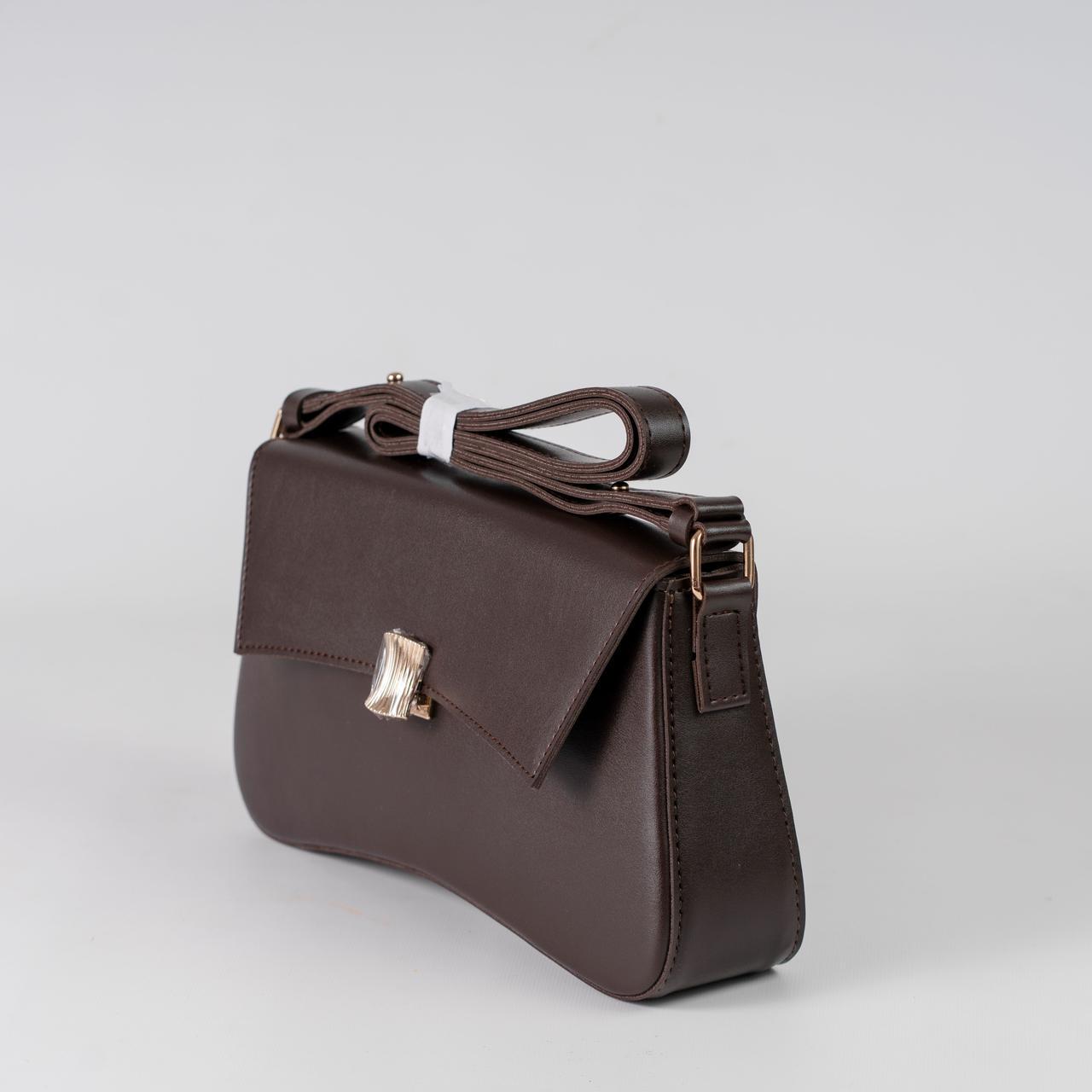 Сумка женская багет XENIA № 28-24 Коричневый - фото 2 Сумка женская багет XENIA № 28-24 Коричневый - фото 2