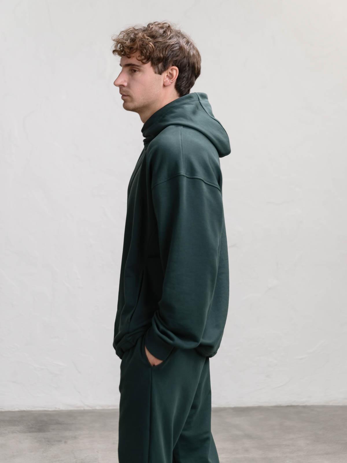 Худі чоловічий вільний FROMUS Onesize Темно-зелений (1122-60) - фото 3 Худі чоловічий вільний FROMUS Onesize Темно-зелений (1122-60) - фото 3