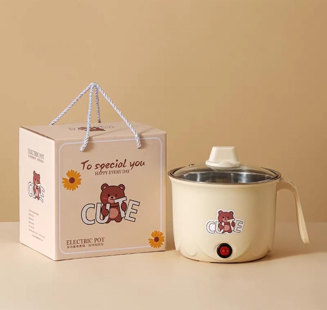 Электрокастрюля дорожная с функцией чайника и подогревом 1,8 л (23819761)