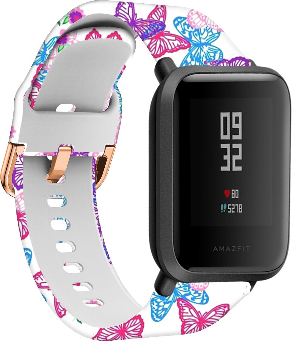 Ремешок Colorful для Amazfit Bip Butterfly (28454)