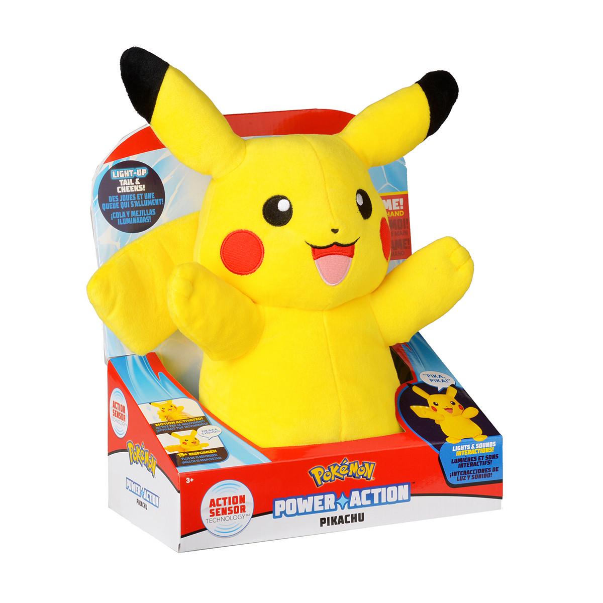 Інтерактивна м'яка іграшка Pokemon Power Action Pikachu 25 см