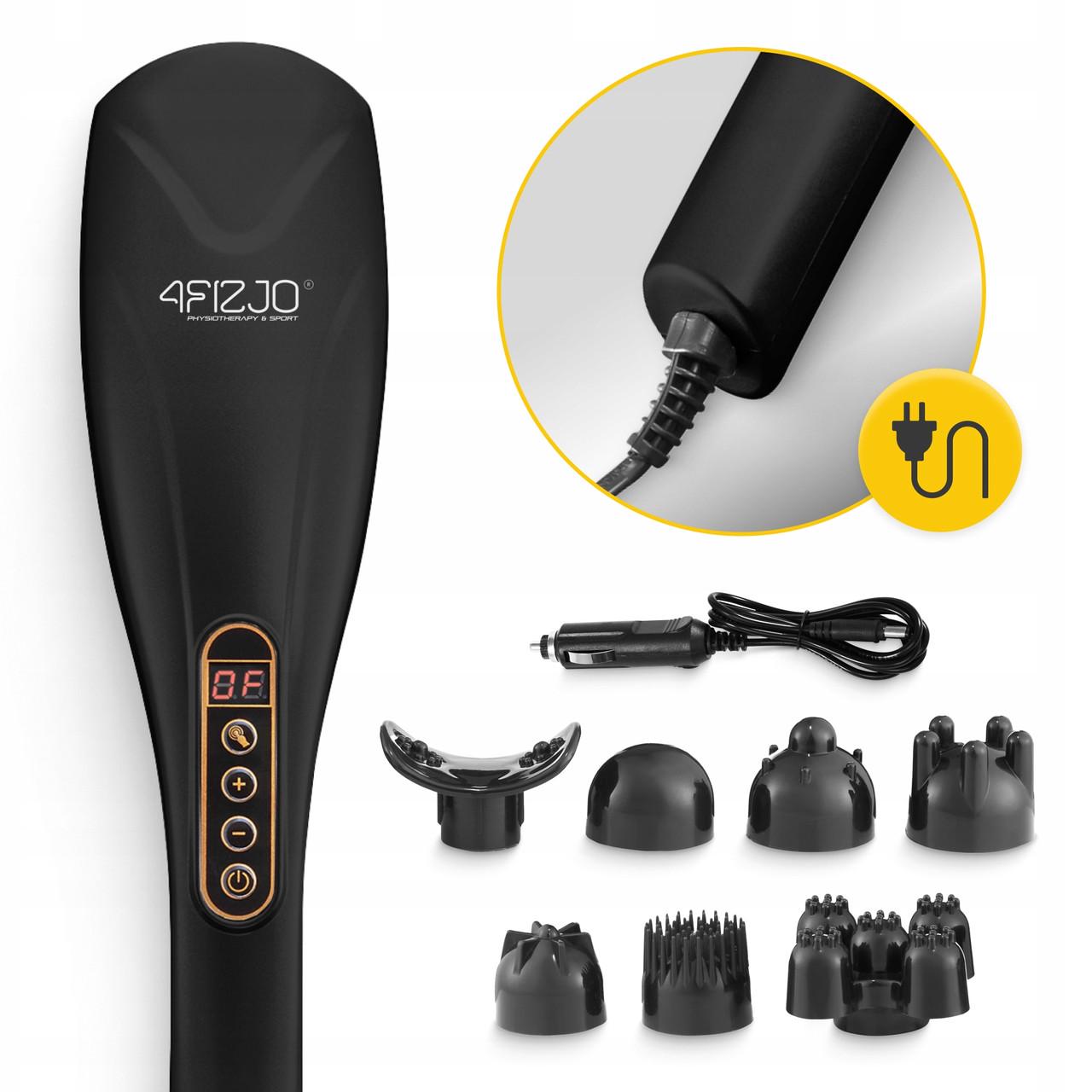 Масажер для тіла вібраційний 4FIZJO Long Stick 7в1 ручний Black (P-5907739319142) - фото 10 Масажер для тіла вібраційний 4FIZJO Long Stick 7в1 ручний Black (P-5907739319142) - фото 10