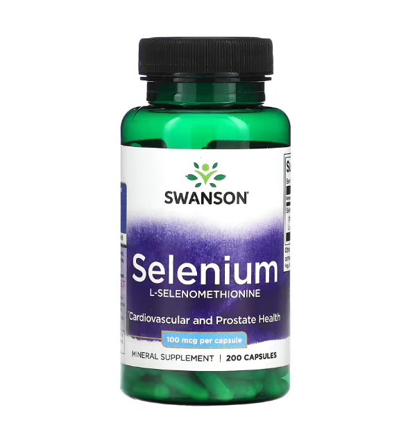 Селен Swanson Selenium l-selenomethionine 100 mcg 200 капс.