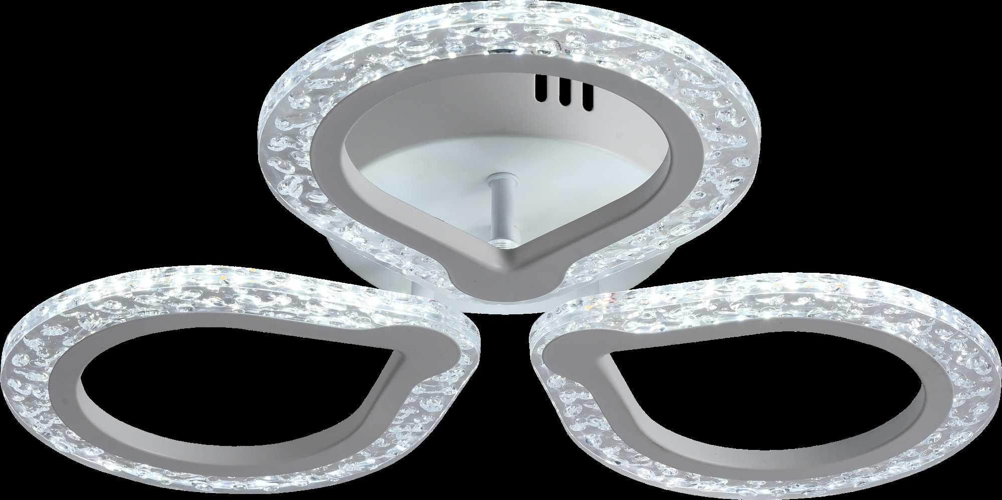 Люстра светодиодная акриловая Sirius LI8422/3B WH 46W (000034370)