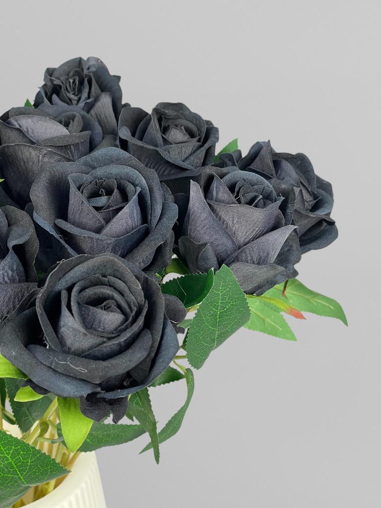 Роза на стебле 51 см Черный (К02087) - фото 8