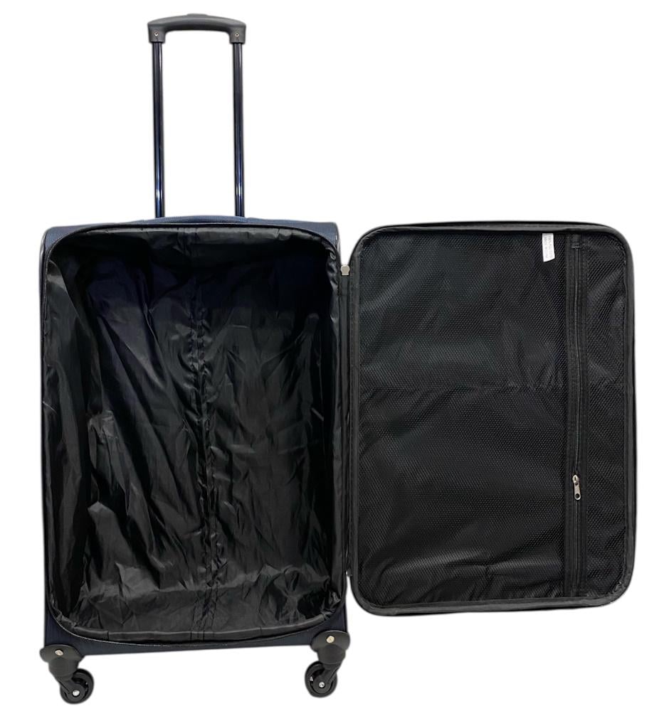 Чемодан средний TAG JB1001 полиэстер M Темно-синий - фото 3 Чемодан средний TAG JB1001 полиэстер M Темно-синий - фото 3