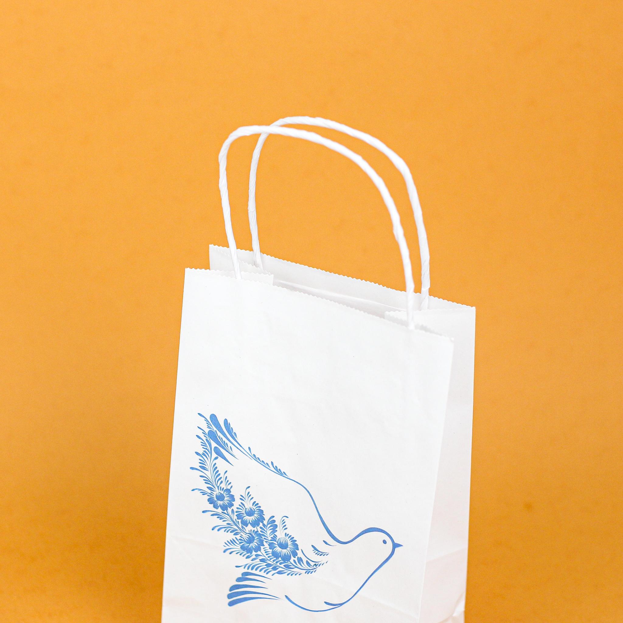 Пакет із романтичним малюнком та символікою миру 260х150х350 мм 20 шт. - фото 3 Пакет із романтичним малюнком та символікою миру 260х150х350 мм 20 шт. - фото 3