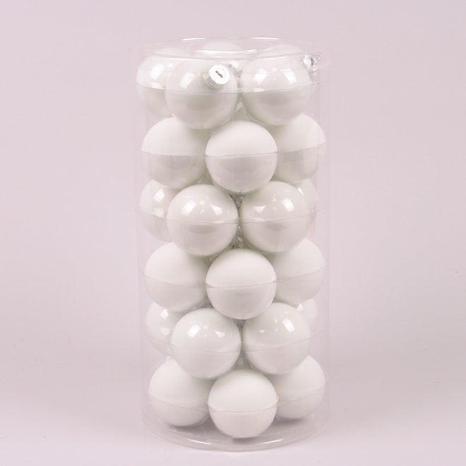 Кульки скляні Flora D 5,7 см 30 шт. (44579)
