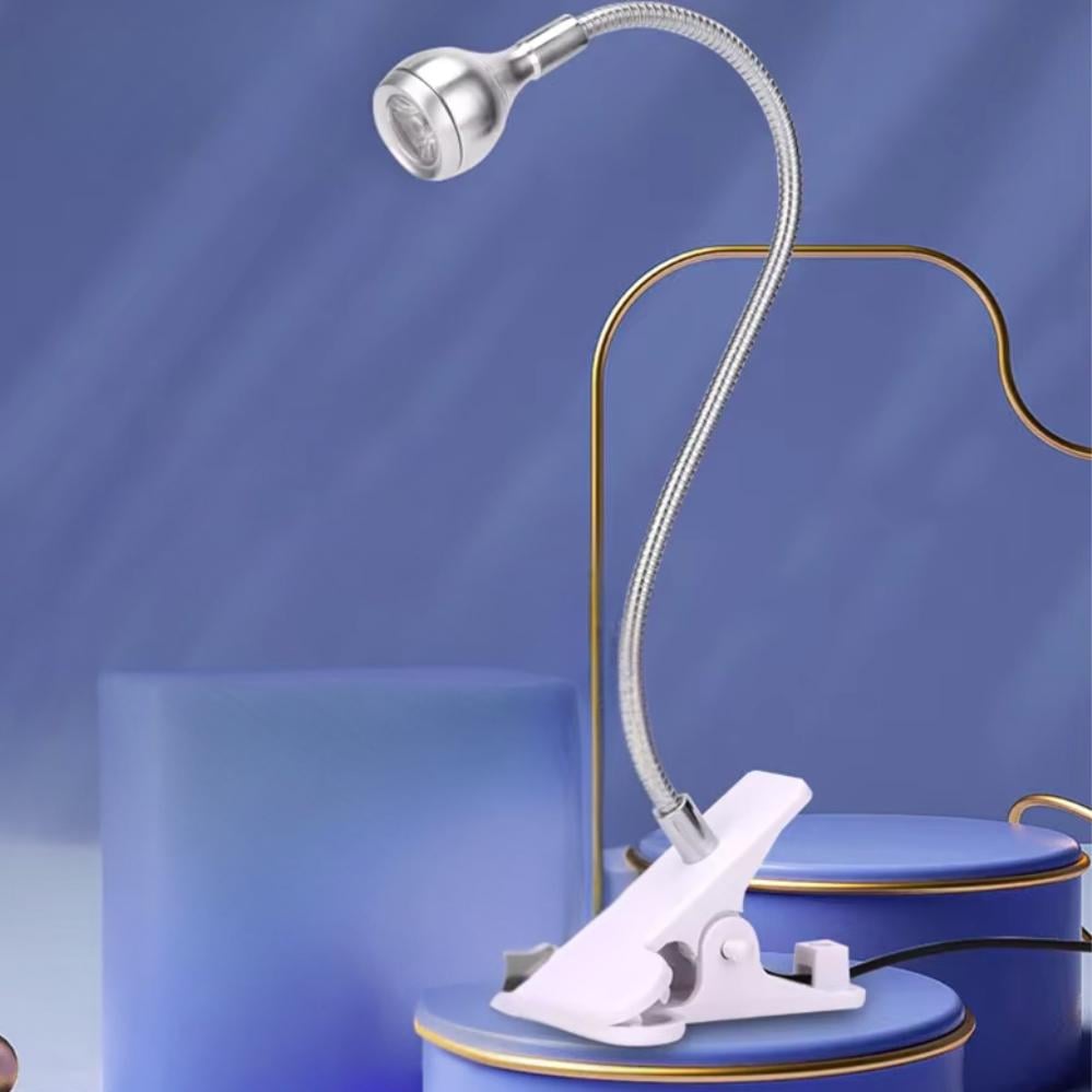 Лампа для маникюра UV 5 Вт на гибкой ножке с прищепкой Белый (120.1690) - фото 6 Лампа для маникюра UV 5 Вт на гибкой ножке с прищепкой Белый (120.1690) - фото 6