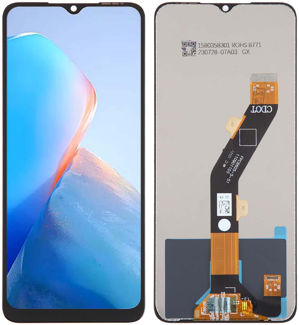 Дисплей и сенсор для Infinix Smart 7 X6515 Black - фото 2