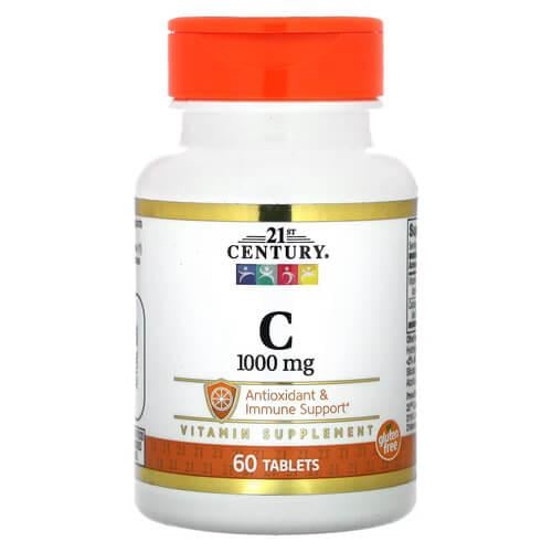 Витамин С 21st Century Vitamin C 1000 мг 60 табл. (CEN-28013)