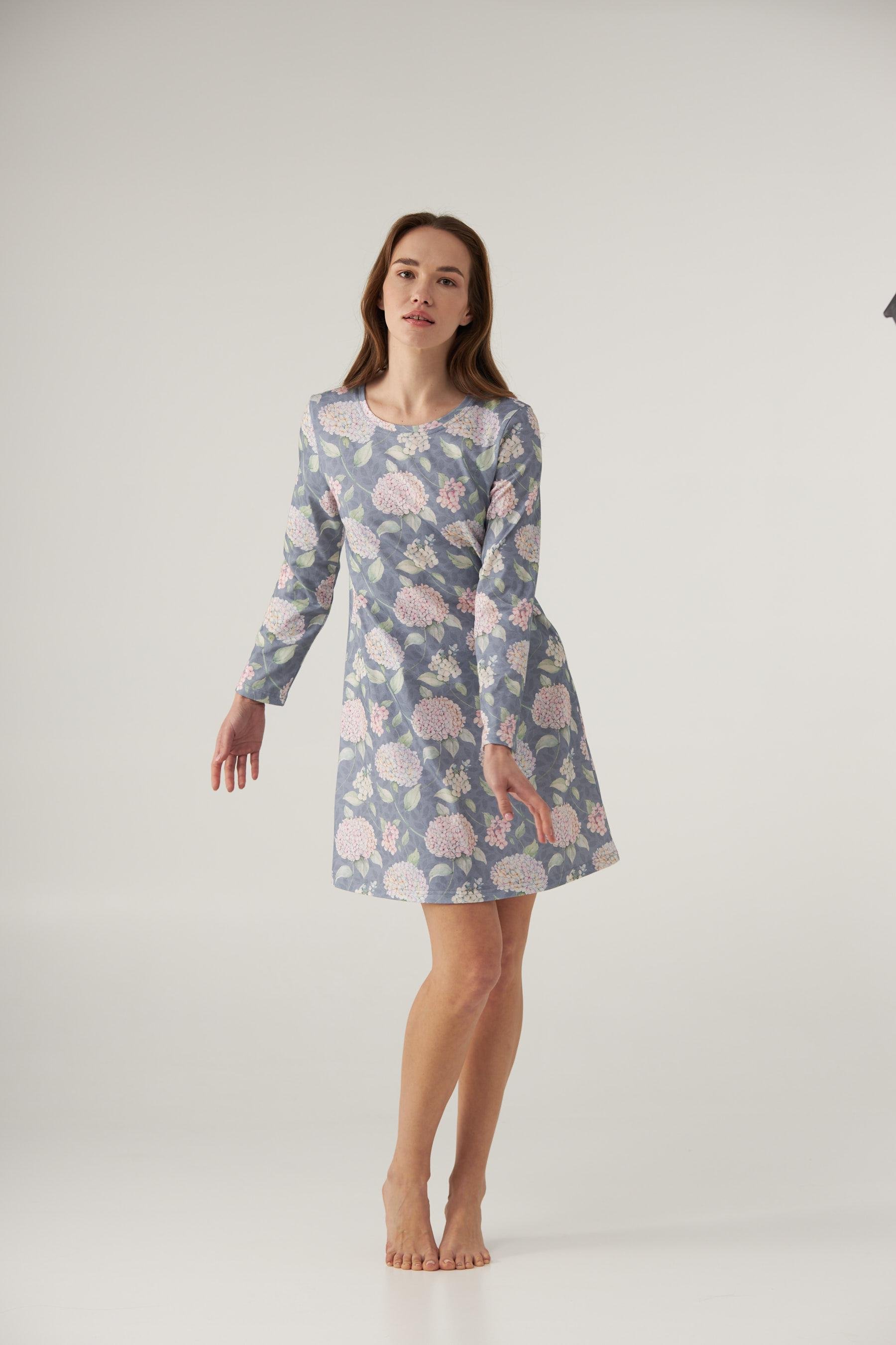 Рубашка женская Ellen wish 100/11/01 2XL Сиреневый