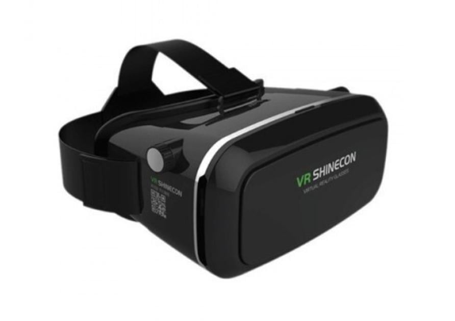 Окуляри віртуальної реальності для смартфона 3D VR Box Shinecon з пультом Чорний (09415) - фото 3