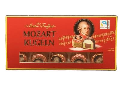 Шоколадні цукерки Mozart Kugeln з марципаном Maitre Truffout 200 г