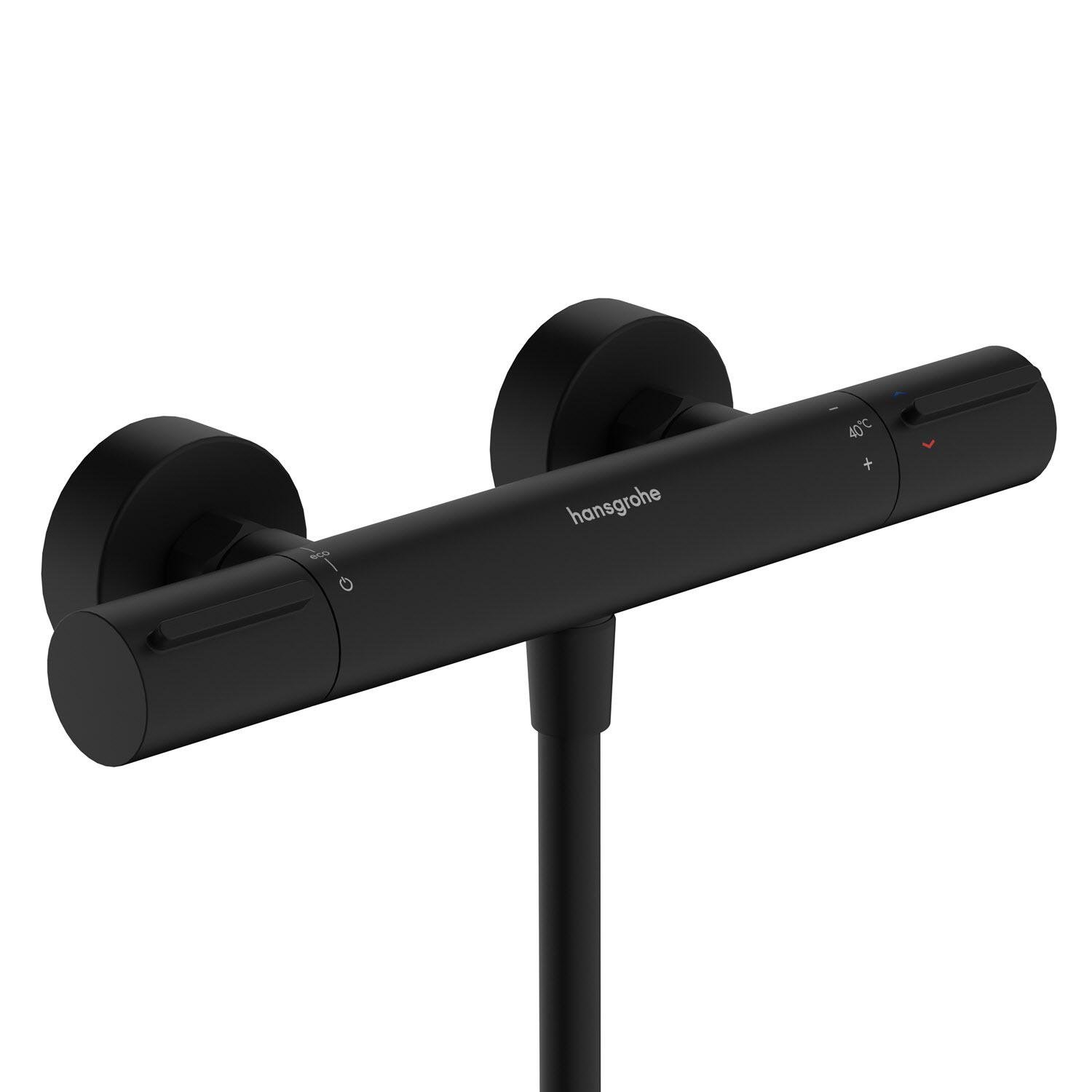 Смеситель для душа Hansgrohe Ecostat 13346670 с термостатом Черный (236942)