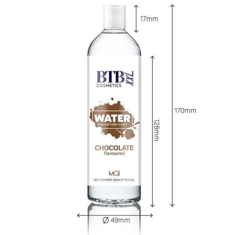 Мастило на водній основі BTB FLAVORED CHOCOLAT з ароматом шоколаду 250 мл - фото 4