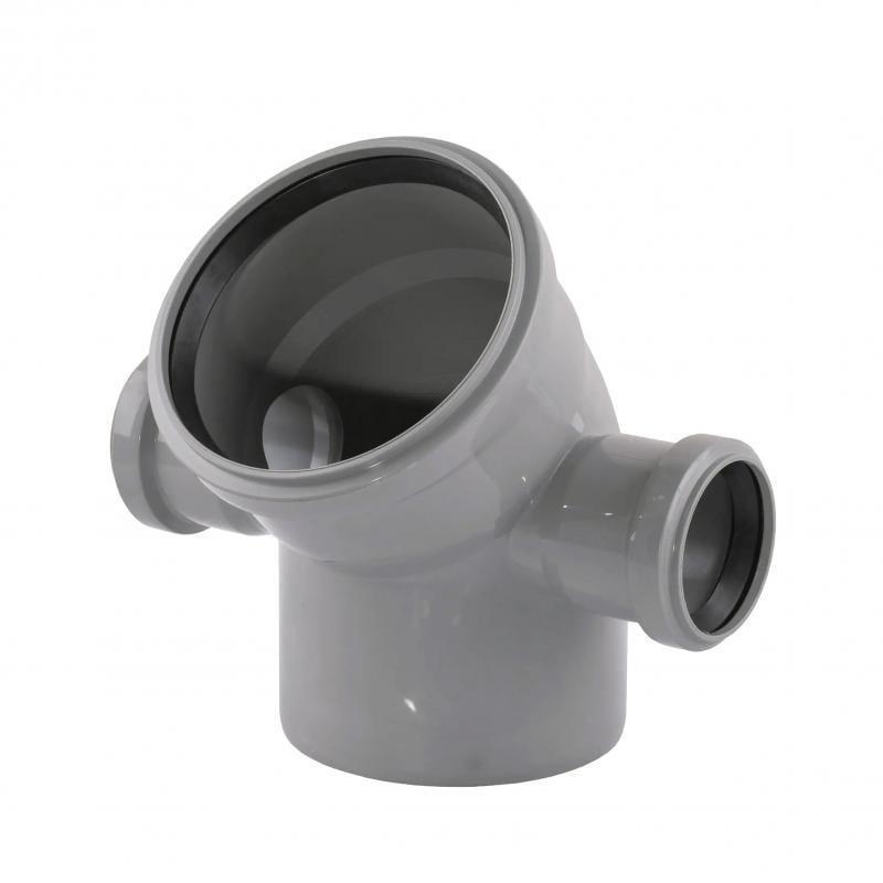 Колено левое/правое TA Sewage 2 110x110х45 мм/2х50х90° (SD00051456) Колено левое/правое TA Sewage 2 110x110х45 мм/2х50х90° (SD00051456)