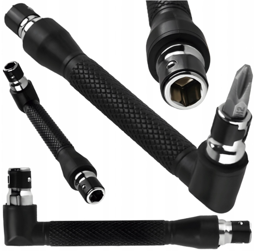 Викрутка кутова MaxiGroup з магнітом 90° для біт 1/4" (2109) - фото 2 Викрутка кутова MaxiGroup з магнітом 90° для біт 1/4" (2109) - фото 2