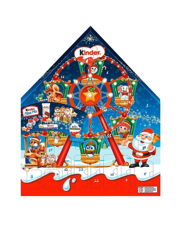Різдвяний адвент календар дитячий Kinder Maxi Mix 351 г