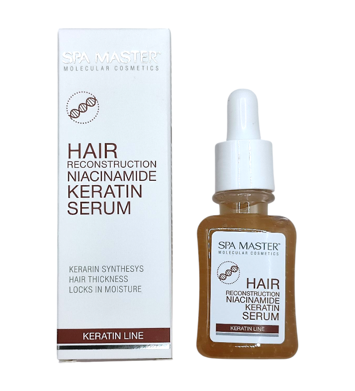 Серум Spa Master Prof KERATIN LINE 304 SM кератиновый для реконструкции волос с ниацинамедом 45 мл (9655)
