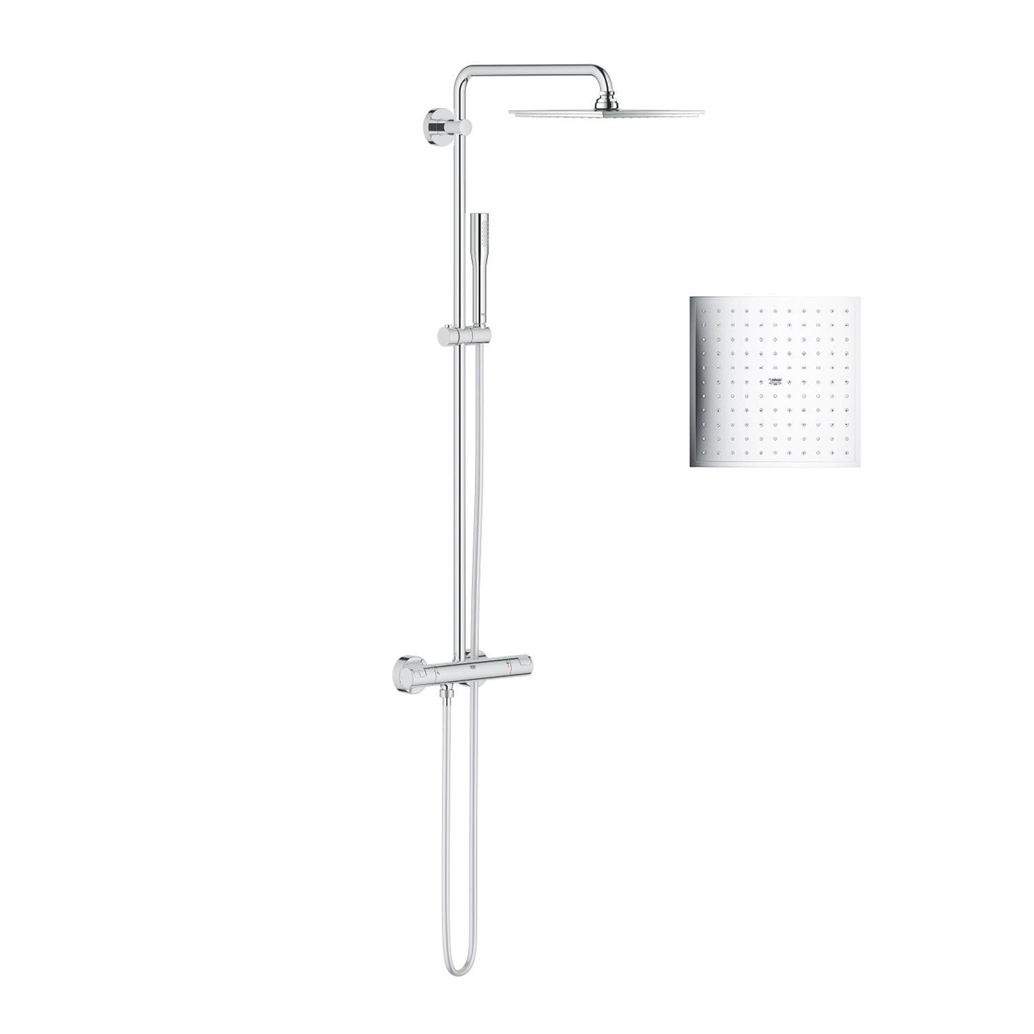 Душевая система с термостатом Grohe QuickFix Vitalio Joy 26365000 CV033302 Хром (229859) - фото 4