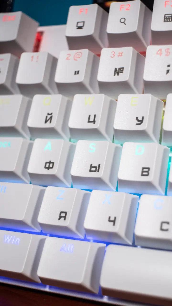 Клавиатура игровая механическая SKYLION K87 с RGB-подсветкой Белый/Красный (006) - фото 5 Клавиатура игровая механическая SKYLION K87 с RGB-подсветкой Белый/Красный (006) - фото 5